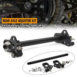 0117-0028M-B Rear Axle Adjuster Kit For Harley Touring Road King Street Glide