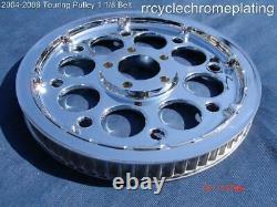 04-06 Harley Chrome Pulley 4 Touring Ultra Road King Street Road Glide 40117-00