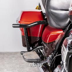 1.25 Engine Guard + Saddlebag Crash Bar for Harley Road King Street Glide 09-23