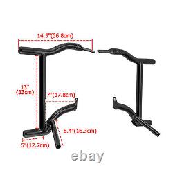 1.25 Engine Guard + Saddlebag Crash Bar for Harley Road King Street Glide 09-23