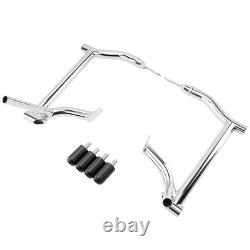 1.25 Rear Saddlebag Guard Crash Bar For Harley Road King Street Glide 2009-2025