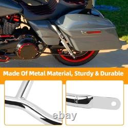 1.25 Rear Saddlebag Guard Crash Bar For Harley Road King Street Glide 2009-2025