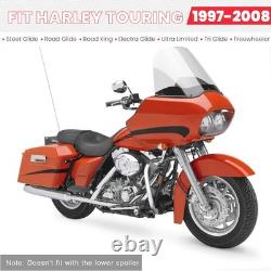 1.25 Saddlebag Guard Crash Bar for Harley Street Road King Electra Glide 97-08