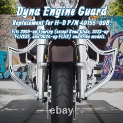 1.5 in Fat Engine Guard Crash Bar for 2009-2023 Harley Road King Street Glide