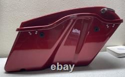 1 Hard Red Saddlebag Touring Road King Street Glide