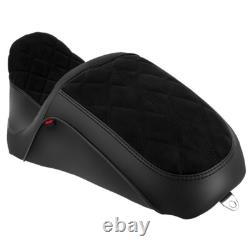 1-Piece Full Set Seat Black For Harley TOURING STREET GLIDE ROAD KING 1997-2007