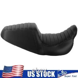 1-Piece Seat Full Black For Harley Touring Road King Road Electra Street Glide