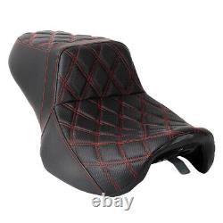 1-piece Step-up Seat Front Rear Full For Harley Street Glide Road King 1997-2007