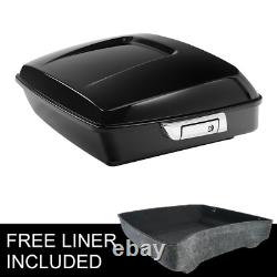 10.7 Chopped Pack Trunk Fit For Harley Tour Pak Road King Street Glide 97-13 12