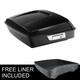10.7 Chopped Pack Trunk Fit For Harley Tour Pak Road King Street Glide 97-13 12