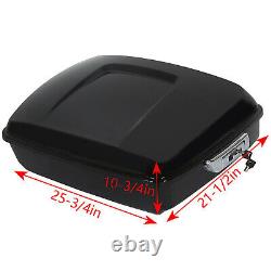 10.7'' Chopped Pack Trunk For Harley Road King Street Glide Tour Pak 2014-2024