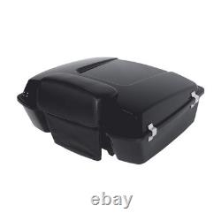10.7 Chopped Trunk with Backrest Pad Luggage Rack Road King Street Glide 2009-2013