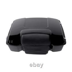 10.7 Chopped Trunk with Backrest Pad Luggage Rack Road King Street Glide 2009-2013