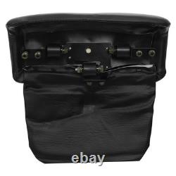 10.7 Chopped Trunk withBackrest Black Latches For 97-13 Road King Street Glide