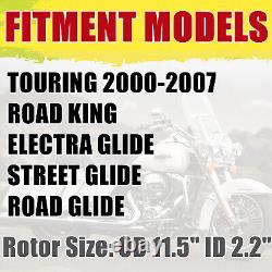 11.5 Dual Front Brake Rotors Touring 00-07 Electra Glide Road King Street Glide