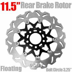 11.5 Floating Rear Brake Rotor 00-07 For Harley Road King Street Electra Glide