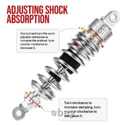 11.75 Adjustable Rebound Rear Shocks For Harley Road King Electra Street Glide