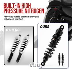 11.75 Rear Adjustable Shocks For 80-Up Harley Street Glide Road King Tour Glide