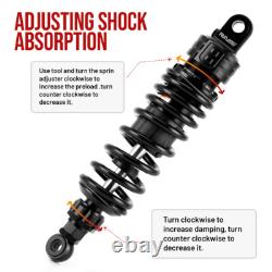 11.75 Rear Adjustable Shocks For 80-Up Harley Street Glide Road King Tour Glide