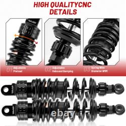 11.75 Rear Adjustable Shocks For 80-Up Harley Street Glide Road King Tour Glide
