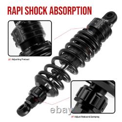 11.75 Rear Adjustable Shocks For 80-Up Harley Street Glide Road King Tour Glide