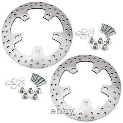 11.8 Front Brake Rotors Bolts Kit Touring Road King Street Glide FLHTCU FLTRX