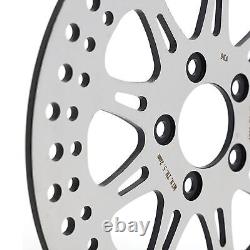 11.8 Front Rear Brake Rotors Pads for Harley Touring Road King Street Glide 14+