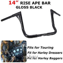 12 14 16 Rise Ape Hanger HandleBar For Harley Electra Street Glide Road King