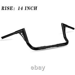 12 14 16 Rise Ape Hanger Handlebar Fits Harley Road King Electra Street Glide