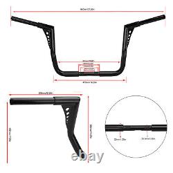 12 14 16 Rise Ape Hanger Handlebar Fits Harley Road King Electra Street Glide