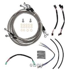 12 Bars Extended Clutch Cable kit for 14-16 Touring Road King Street Glide ABS