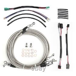 12 Bars Extended Clutch Cable kit for 14-16 Touring Road King Street Glide ABS