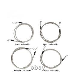 12 Bars Extended Clutch Cable kit for 14-16 Touring Road King Street Glide ABS