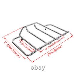 13.7 King Pack Trunk For Harley Davidson Touring Road King Street Glied 2014-25