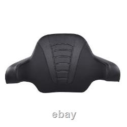 13.7 King Pack Trunk Rack Backrest Fit For Harley Road King Street Glide 14-24