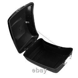 13.7 King Pack Trunk Rack Backrest Fit For Harley Road King Street Glide 14-24