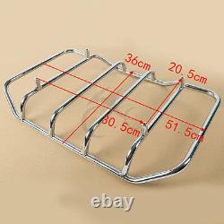 13.7 King Pack Trunk Rack Fit For Harley Tour Pak Road King Street Glide 14-22