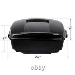 13 7 King Tour Trunk Backrest for Harley Road King Street Glide 2009 2025