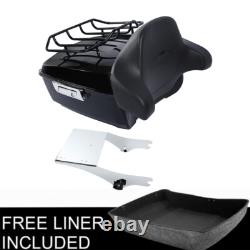 13.7'' King Trunk Backrest Mount Fit For Harley Road King Street Glide 1997-2008