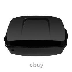 13.7 King Trunk W Black Latches For Touring Road King Street Glide 2014 Later