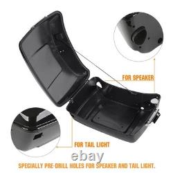 13 7 Matte Black King Trunk for Harley Touring Road King Street Glide 2014 Later