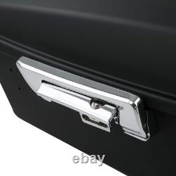 13 7 Matte Black King Trunk for Harley Touring Road King Street Glide 2014 Later