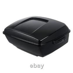 13.7 Vivid Black King Trunk Luggage Touring Road King Street Glide 14-24