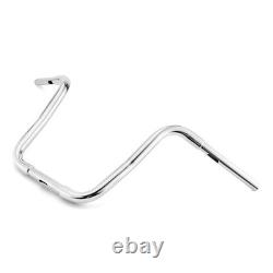14 18 Rise Chrome Ape Bar Handlebar For Harley Road King Street Softail Glide