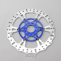 14 Blue Floating Front Brake Rotor for Harley 09-23 Road King Street Glide FLTR