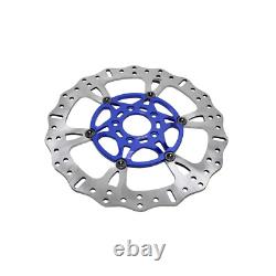14 Blue Floating Front Brake Rotor for Harley 09-23 Road King Street Glide FLTR