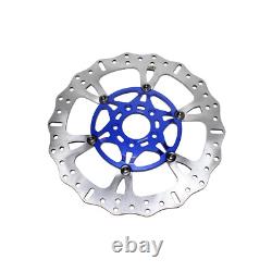 14 Blue Floating Front Brake Rotor for Harley 09-23 Road King Street Glide FLTR