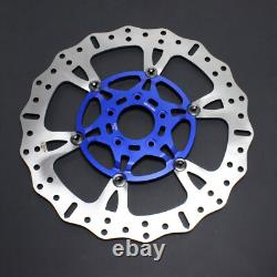 14 Blue Floating Front Brake Rotor for Harley 09-23 Road King Street Glide FLTR