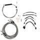 14 Chrome Extended Stainless Cable Brake Line Electra Street Glide Road King