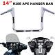 14 Rise Ape Hanger Handlebar For Harley Road King Street Electra Glide Classic